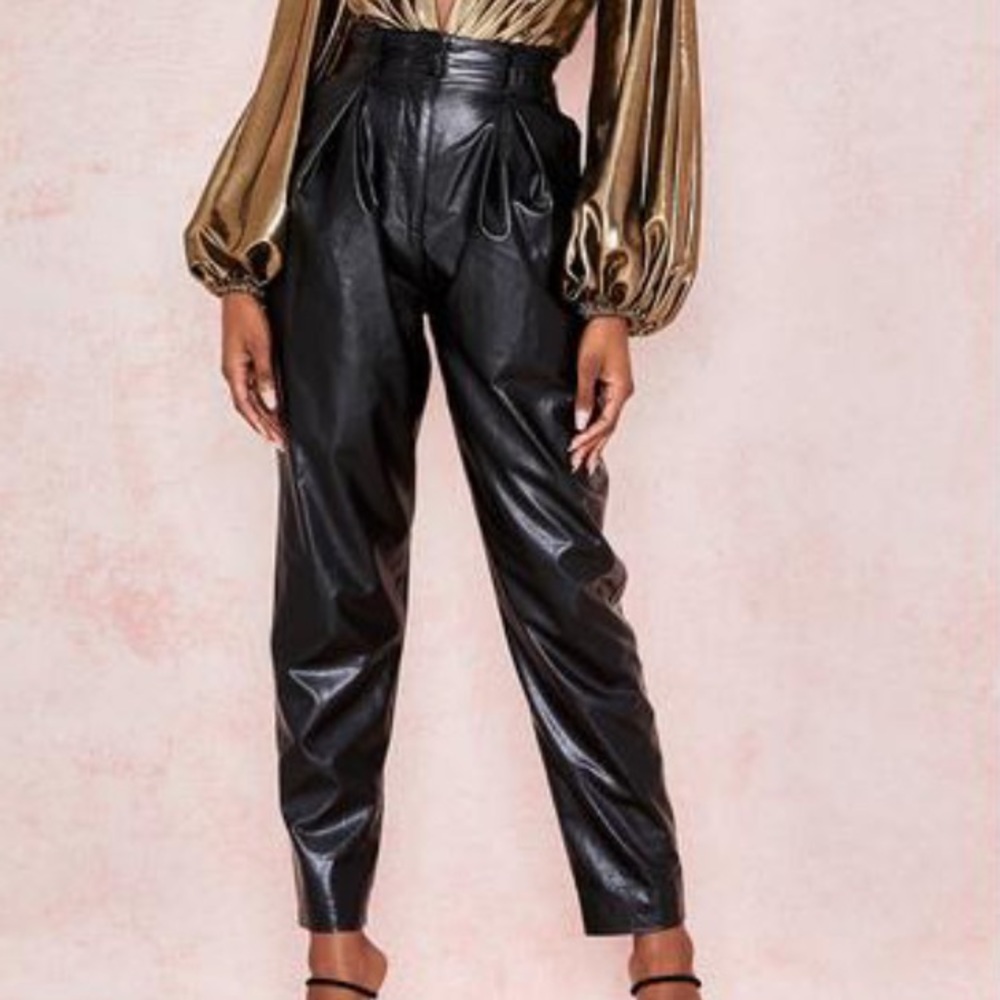 House of CB Vegan Leather Pants